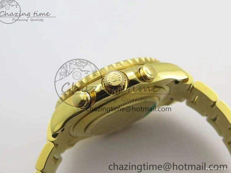 0228 YachtMaster II 116688 YG JF 1:1 Best Edition White Dial Blue Ceramic Bezel On YG Bracelet A Cozy 3577